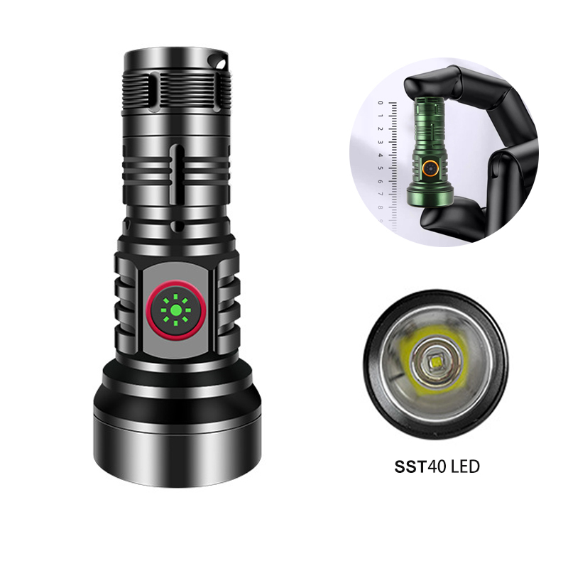 Edc Day Carry - Linterna LED SST40 tipo C, recargable