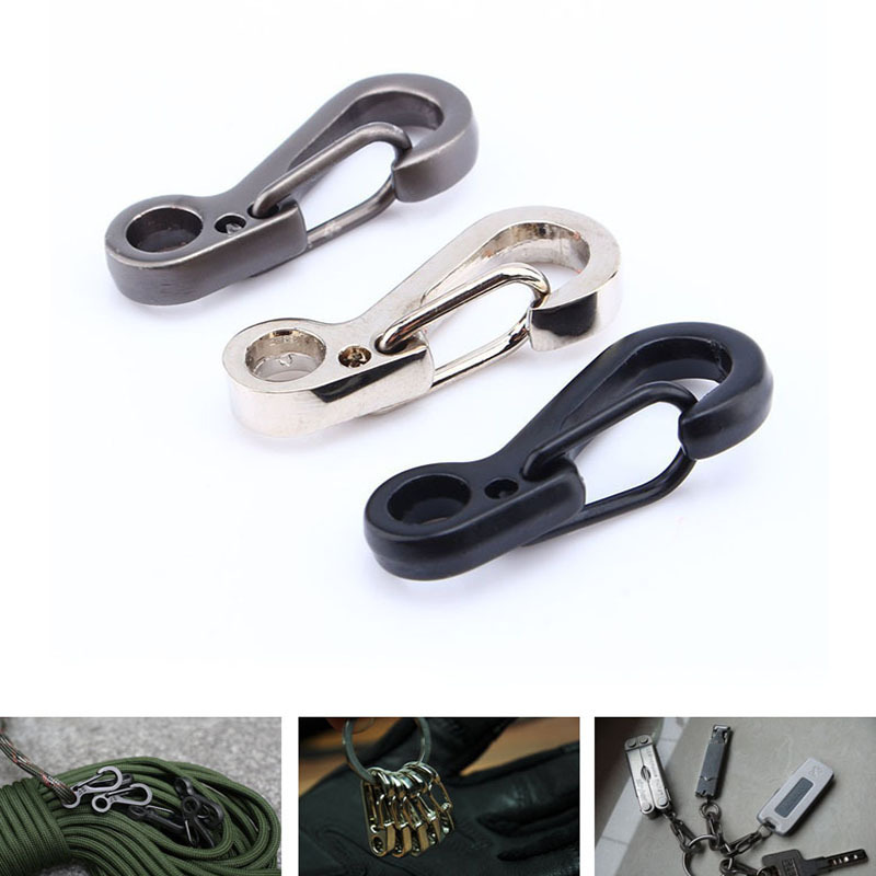Edc Carry Kit - Lote de 10 Mini Mosquetones, Ganchos