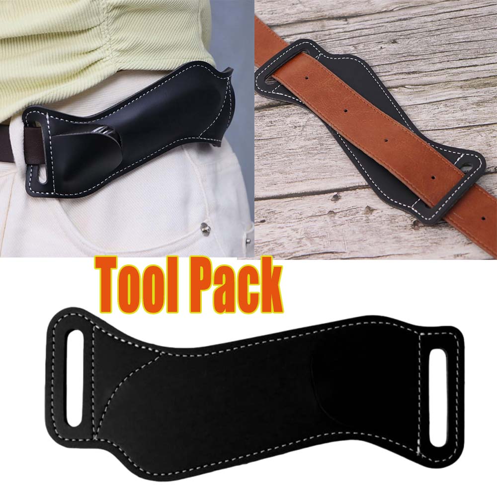 Edc Carry Belt Leather - Funda para Cuchillo Plegable de 5