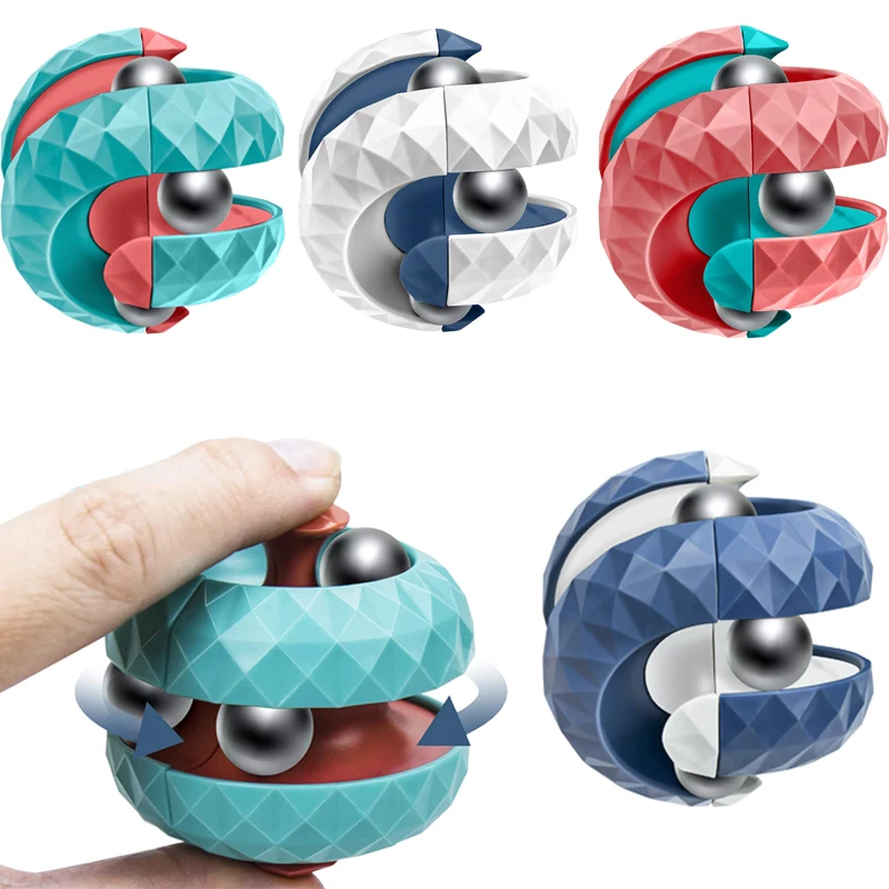 Fidget Spinner Bearing - Juguete de Descompresión para Niños, Cubo