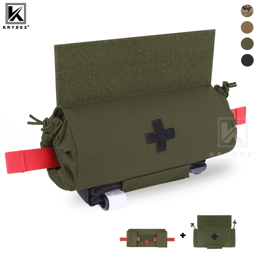 Edc Flex Carry Belt - KRYDEX-bolsa táctica para traumatismos, botiquín de