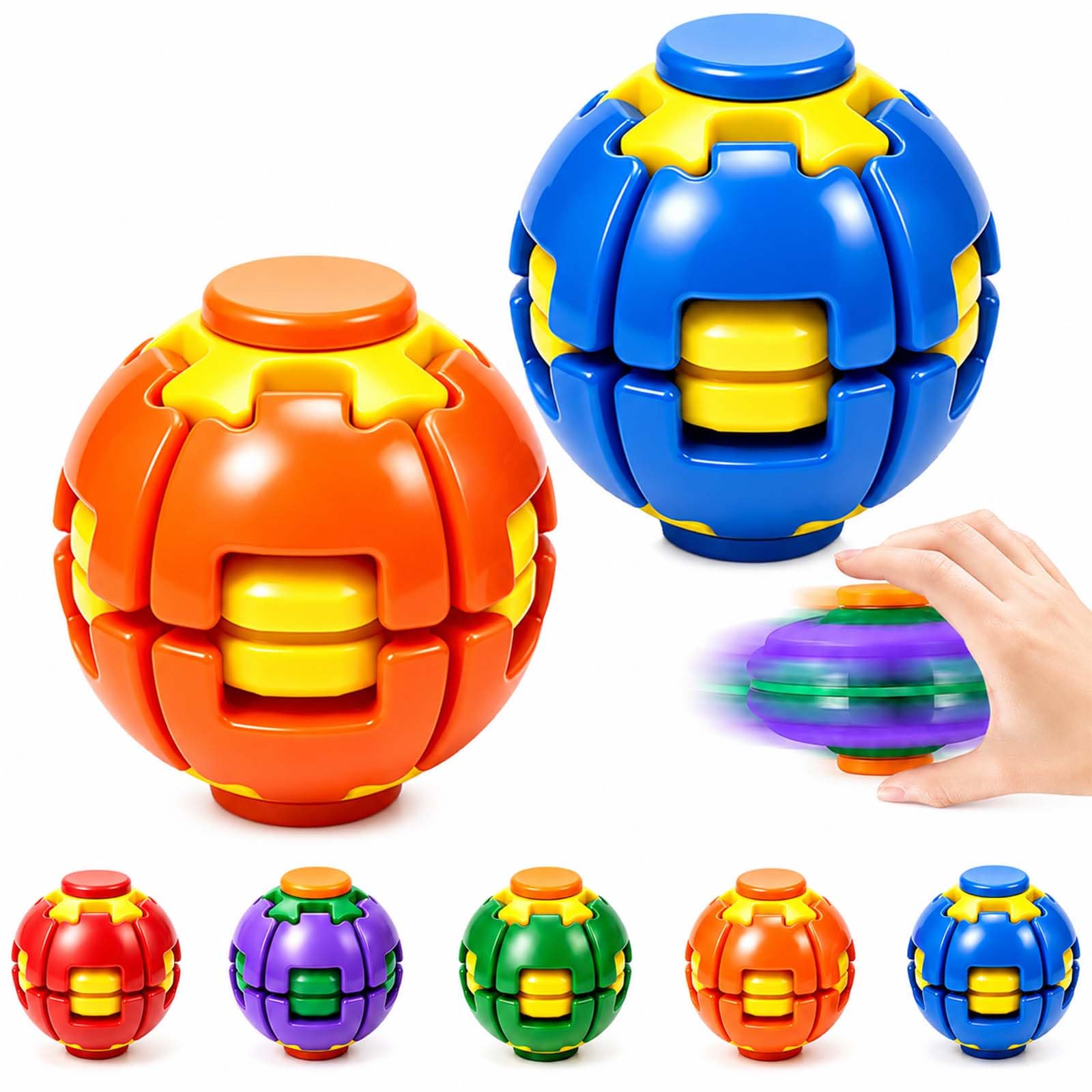 Fidget Spinner Bearing - Juguete Antiestrés Fidget Spinner, Cubo Mágico