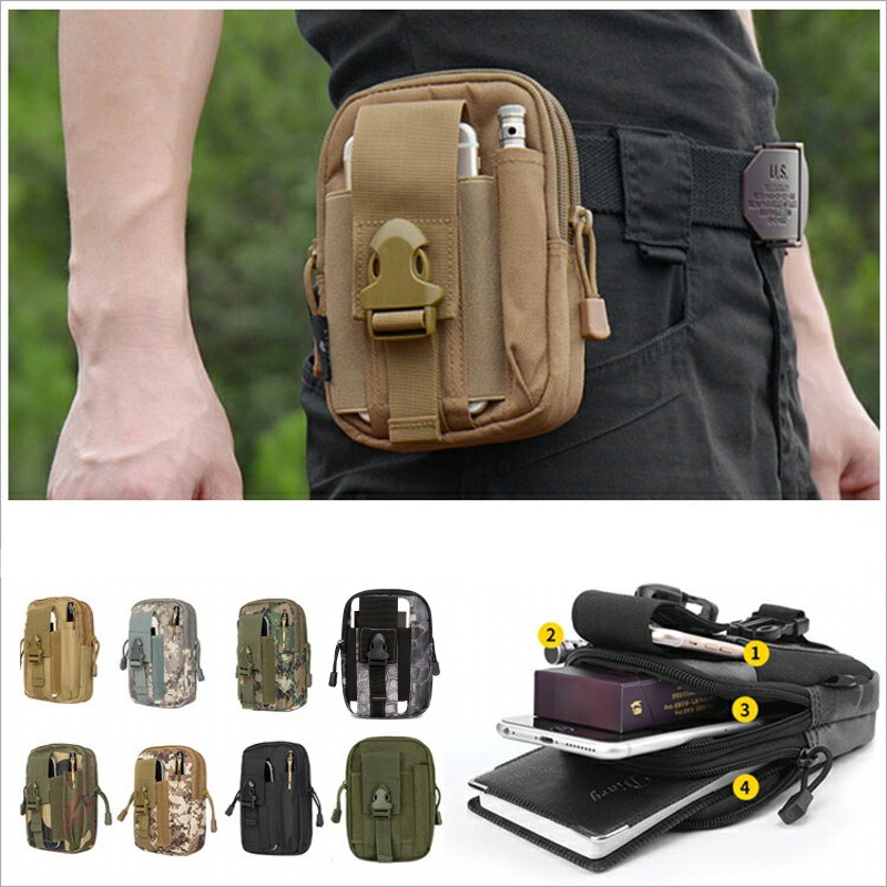 Edc Carry Box - Bolsa pequeña Molle, riñonera, soporte para