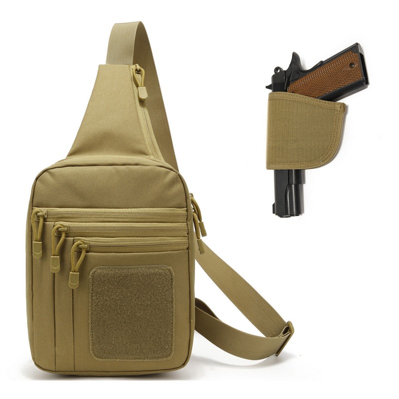 Edc Concealed Carry Backpack - Bolsa de pecho táctica para pistola