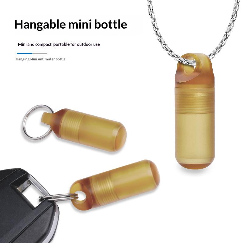 Edc Daily Carry - Botella pequeña para pastillas, caja de