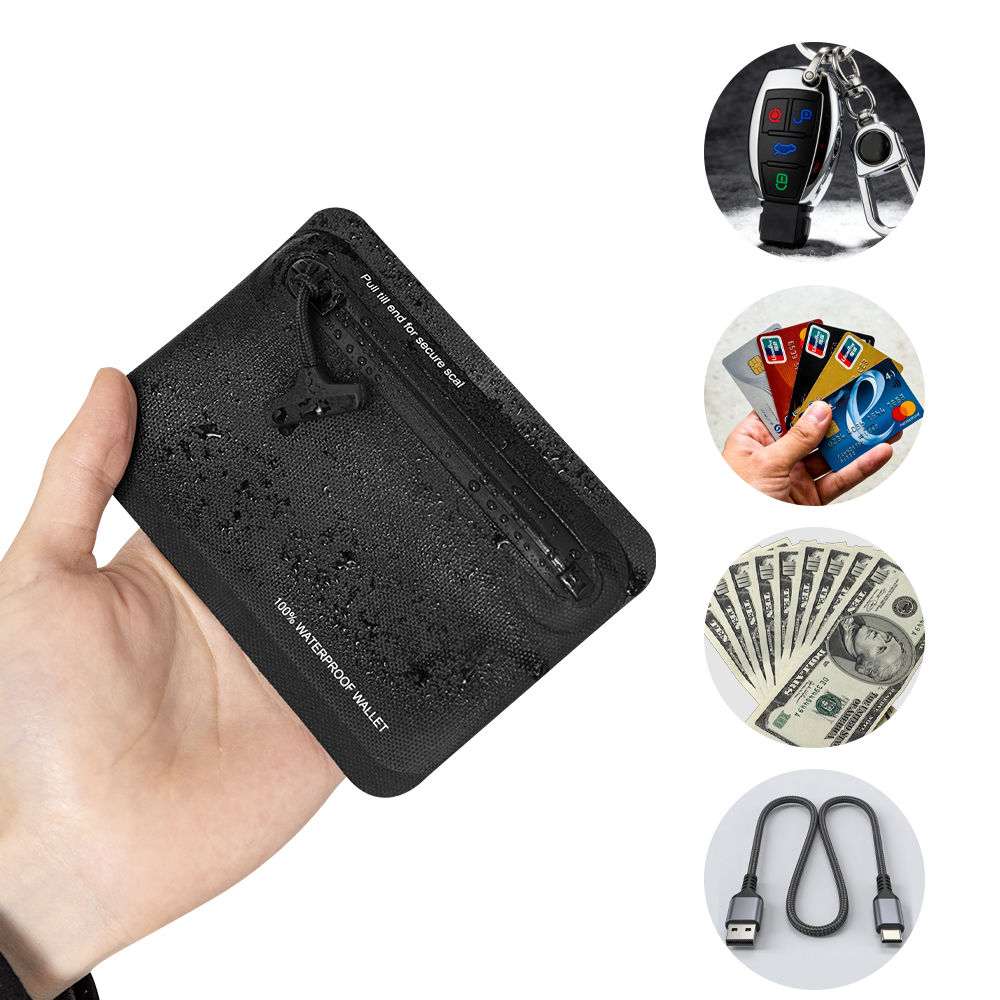 Monedero con cremallera imperm - Appendix Carry Edc reseña y precio