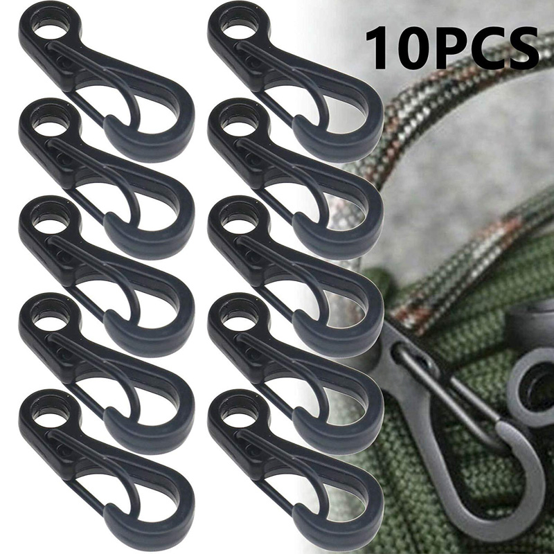 10 unids/lote Mini mosquetón P - Edc Carry Kit reseña y precio