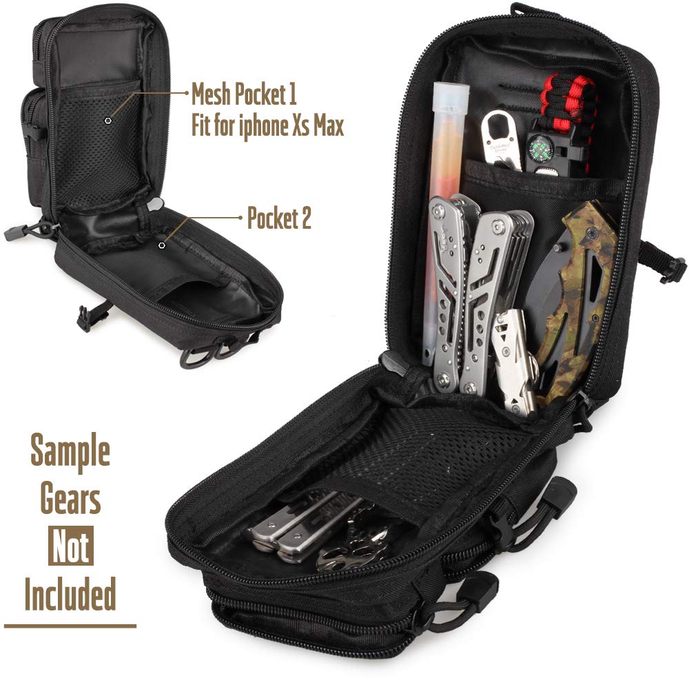 Bolsa de utilidad táctica Moll - Edc Carry Box reseña y precio