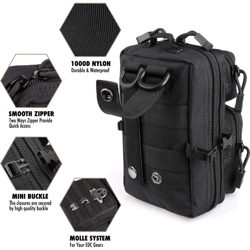 Bolsa de utilidad táctica Moll - Edc Carry Box reseña y precio