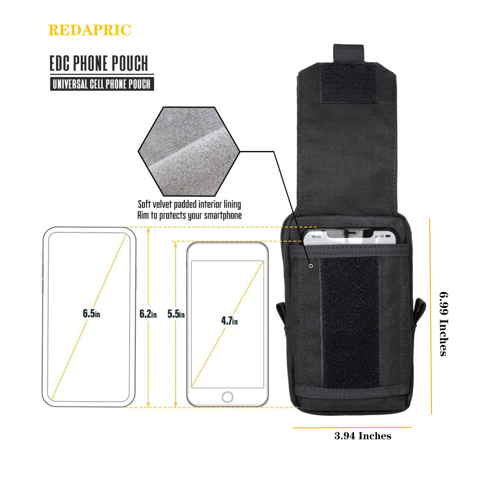 Bolsa táctica Molle, riñonera  - Edc Carry Pocket reseña y precio