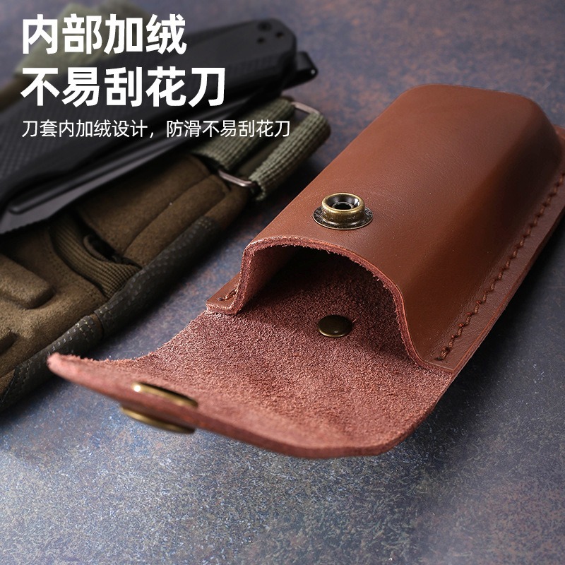 Funda de cuchillo de cuero gen - Edc Carry Belt Leather reseña y precio