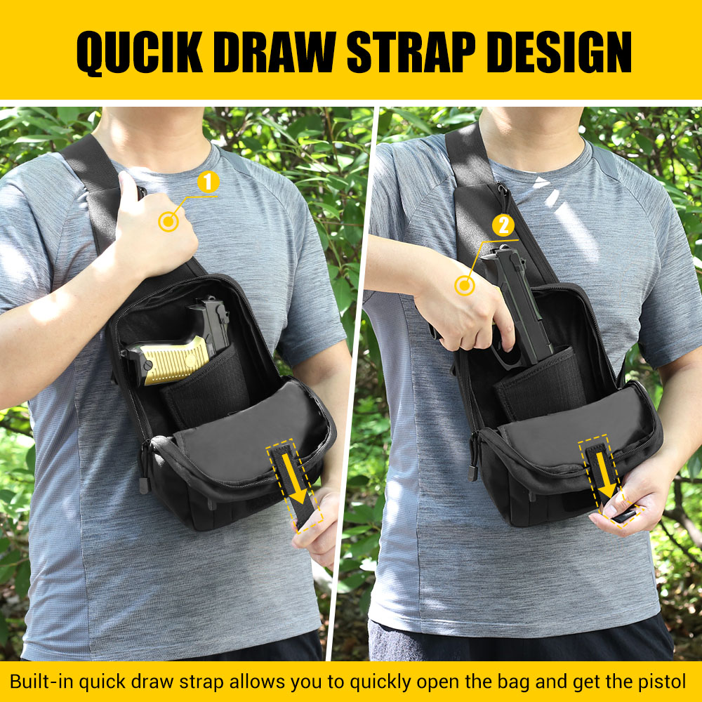 Bolsa táctica para pistola, fu - Edc Carry Handgun reseña y precio