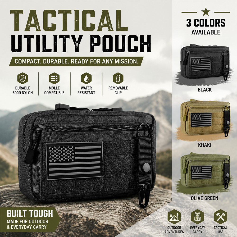 Bolsa táctica Molle EDC para e - Edc Carry Pocket reseña y precio