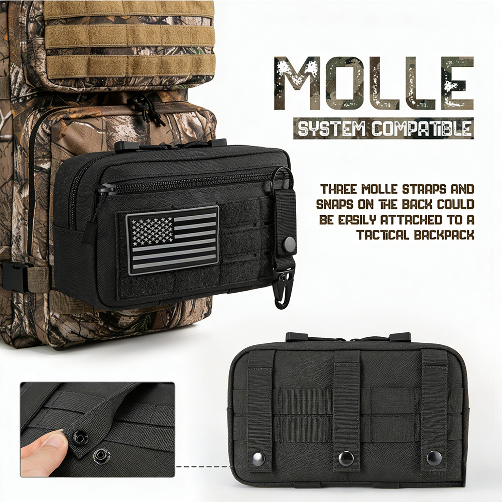 Bolsa táctica Molle EDC para e - Edc Carry Pocket reseña y precio