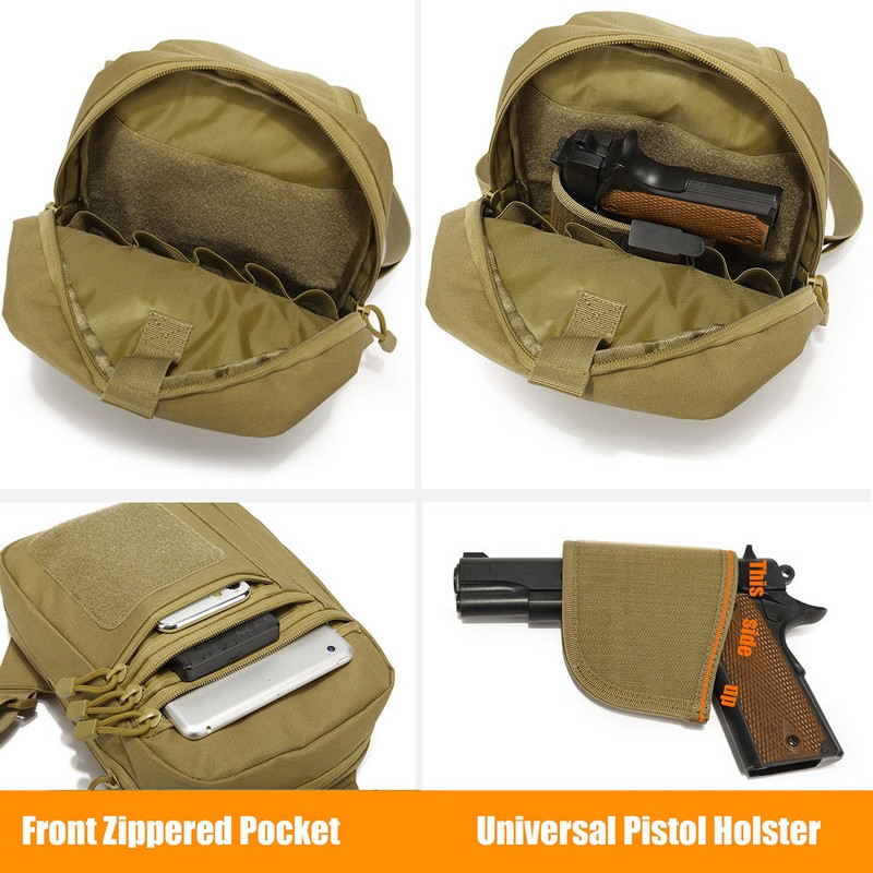 Nuevo Bolsa táctica para el pe - Edc Carry Gun reseña y precio
