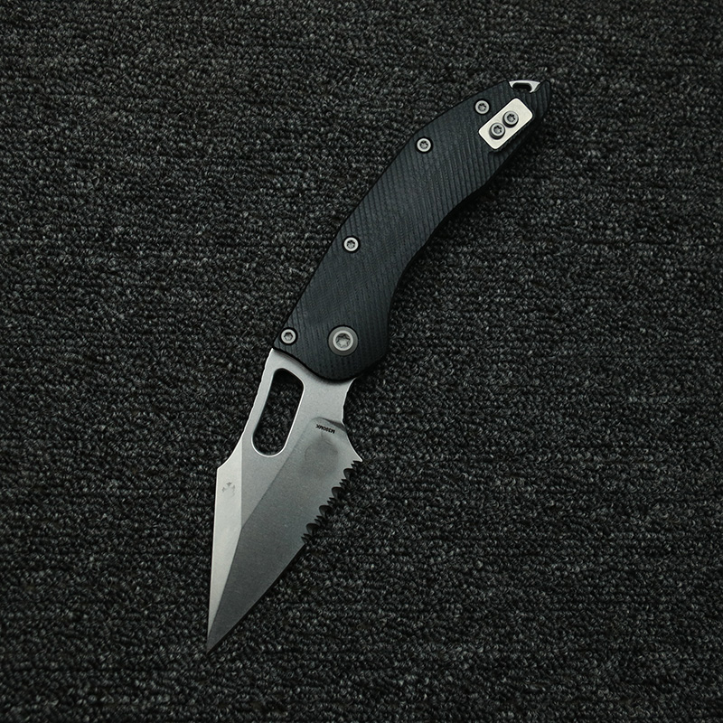 LEMIFSHE, puntada Manual textu - Edc Carry Pocket Knife reseña y precio