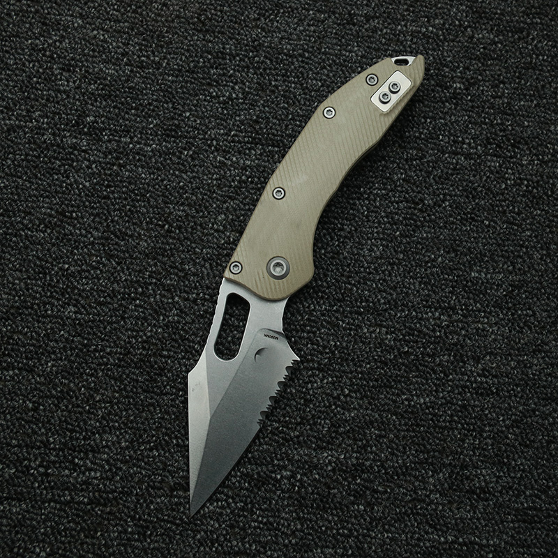 LEMIFSHE, puntada Manual textu - Edc Carry Pocket Knife reseña y precio