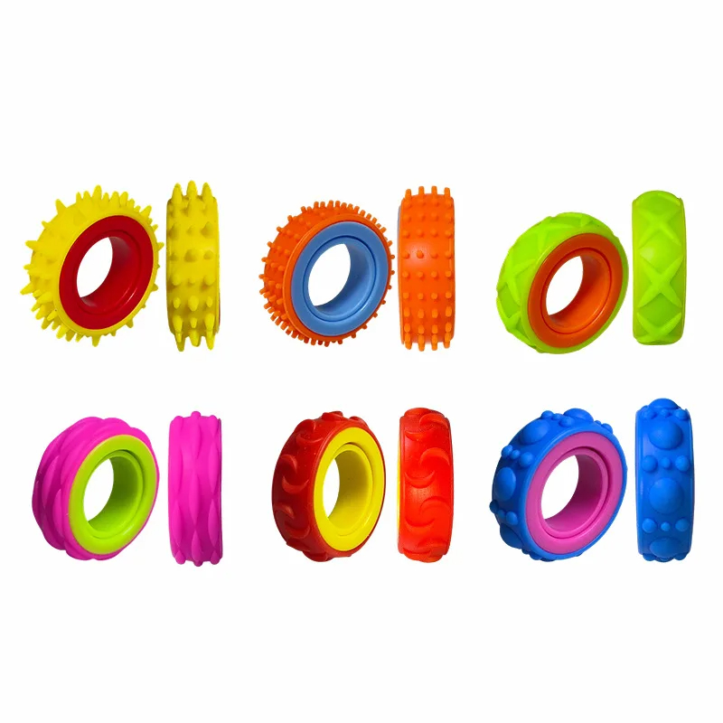 6 Anillos Sensoriales Antiestr - Fidget Spinner Bearing reseña y precio