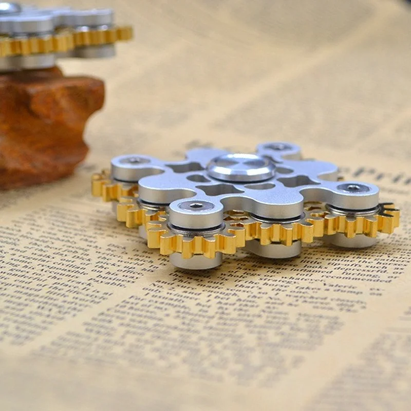 Spinner de mano de 9 engranaje - Fidget Spinner Bearing reseña y precio